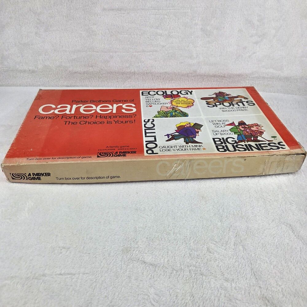 Vintage 1971 Careers Board Game Parker Brothers Complete With Score Sheets - Picture 10 of 10